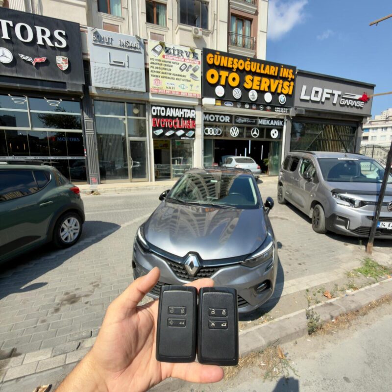 Renault Clio 5 yedek anahtar ve anahtar programlama