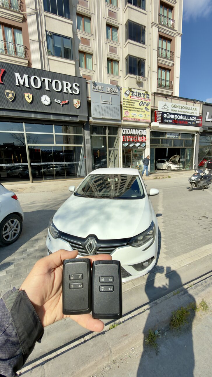 Renault Megane 4 yedek anahtar